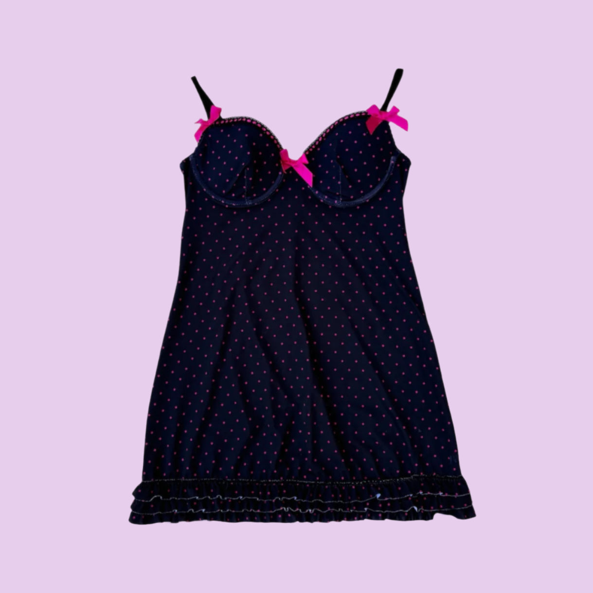 Y2K Polka Dot Babydoll