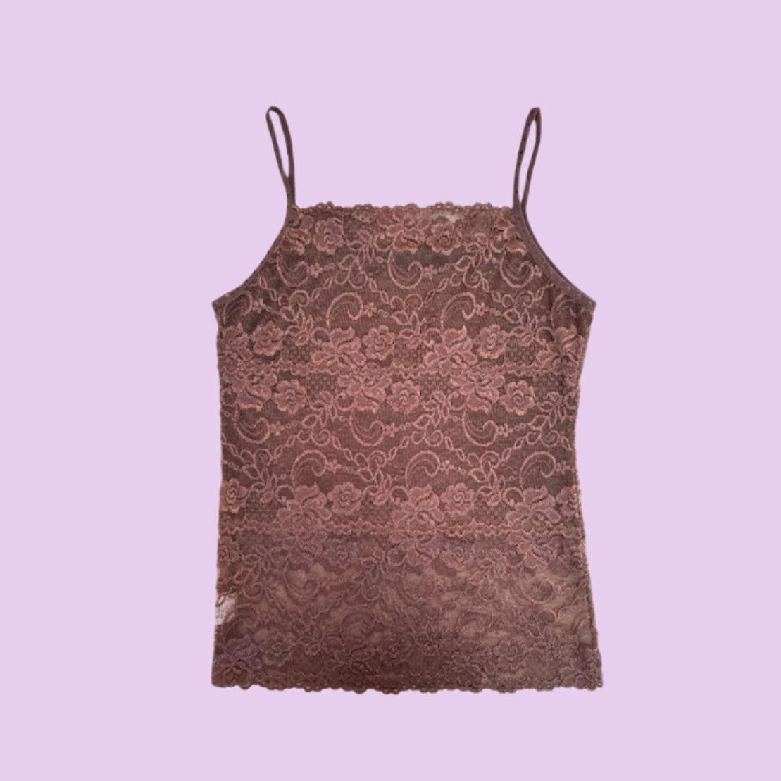 Chocolate Lace Camisole