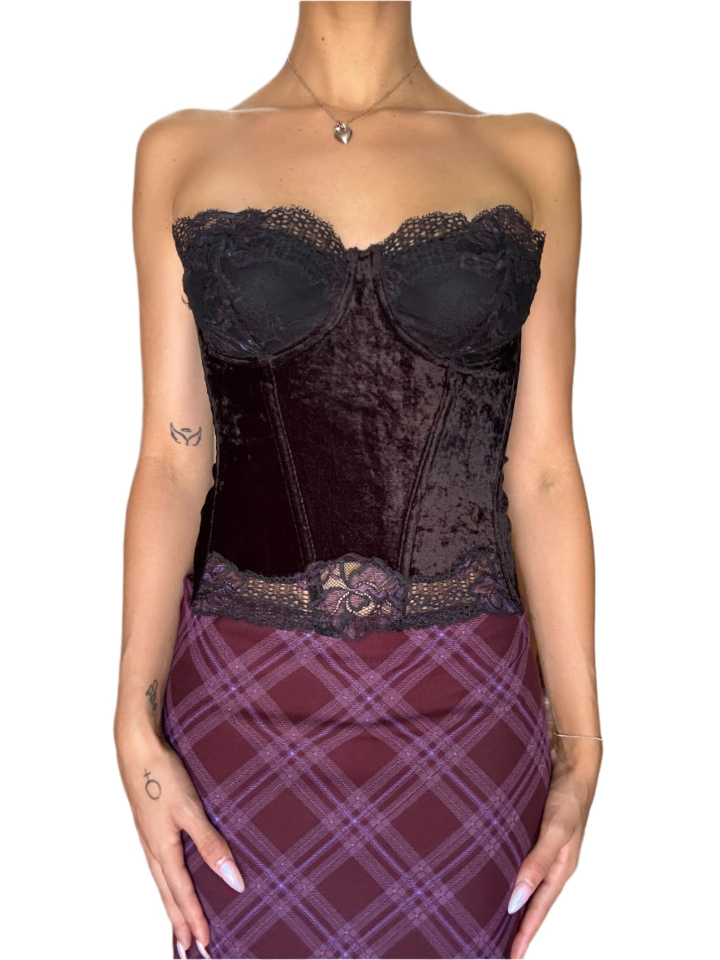 Velvet Lace Corset