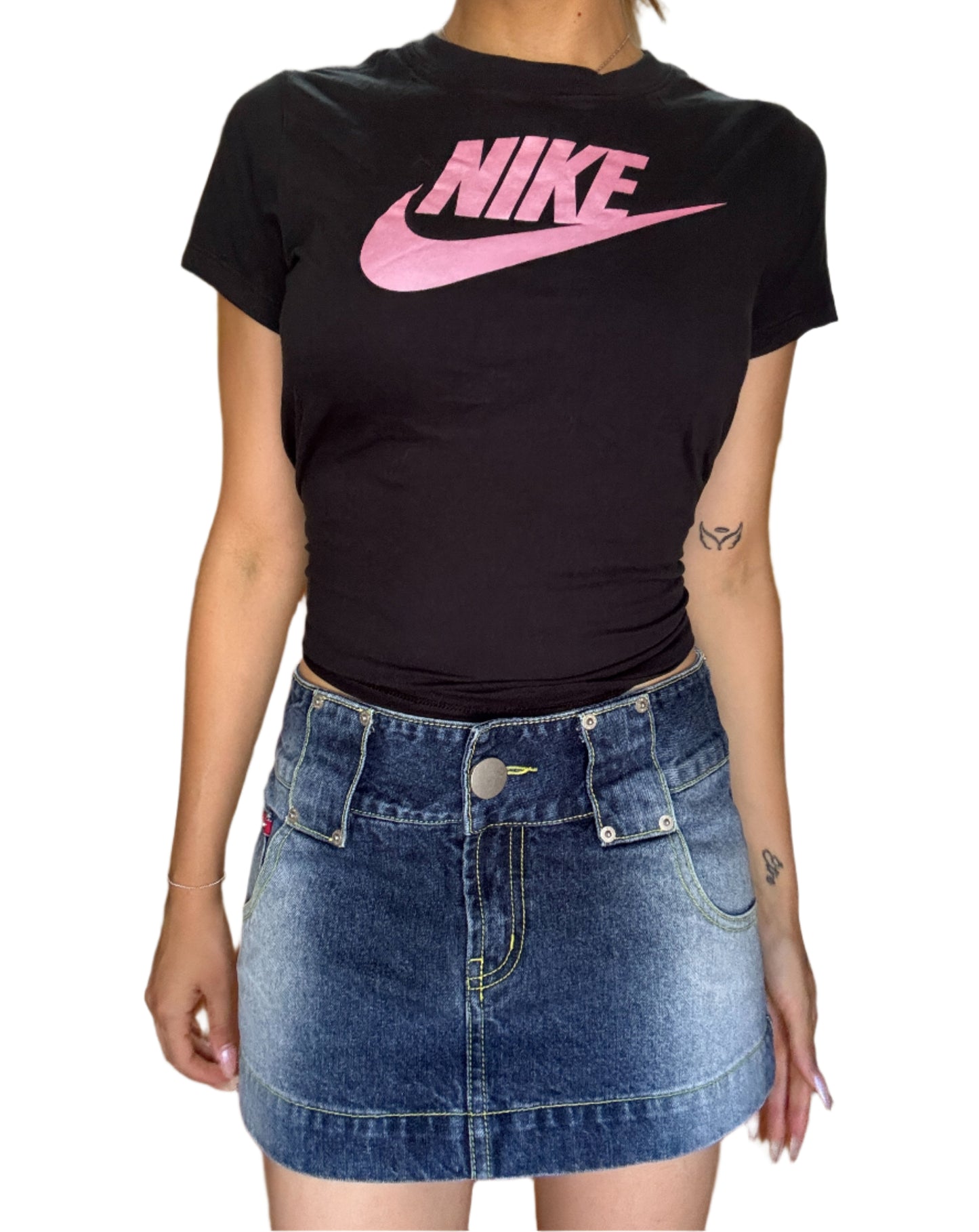 Pink + Black Nike T-Shirt