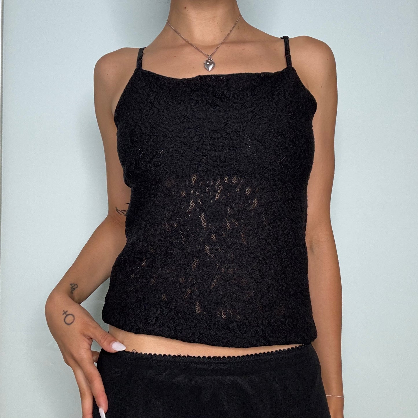 Black Lace Singlet