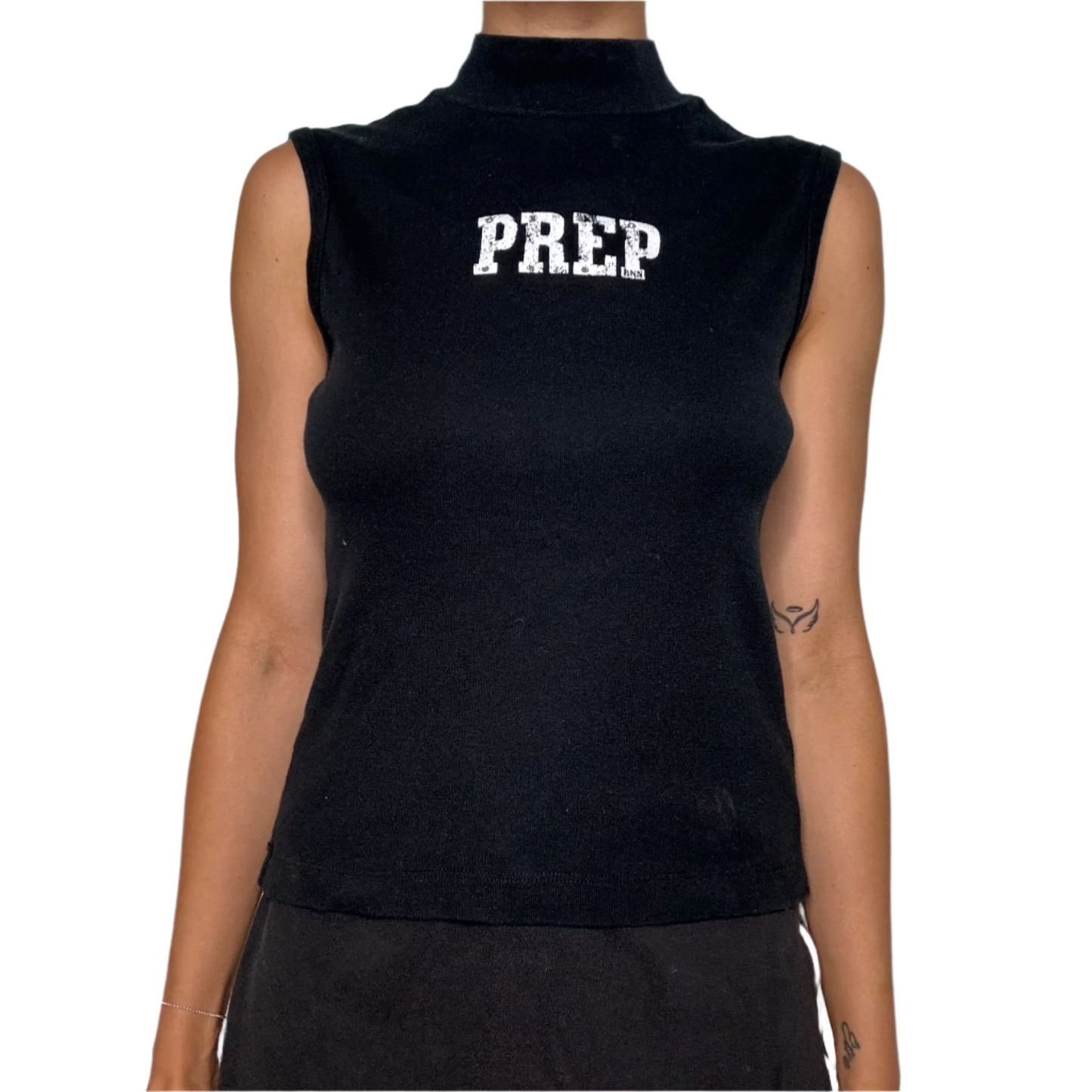Preppy High Neck Top