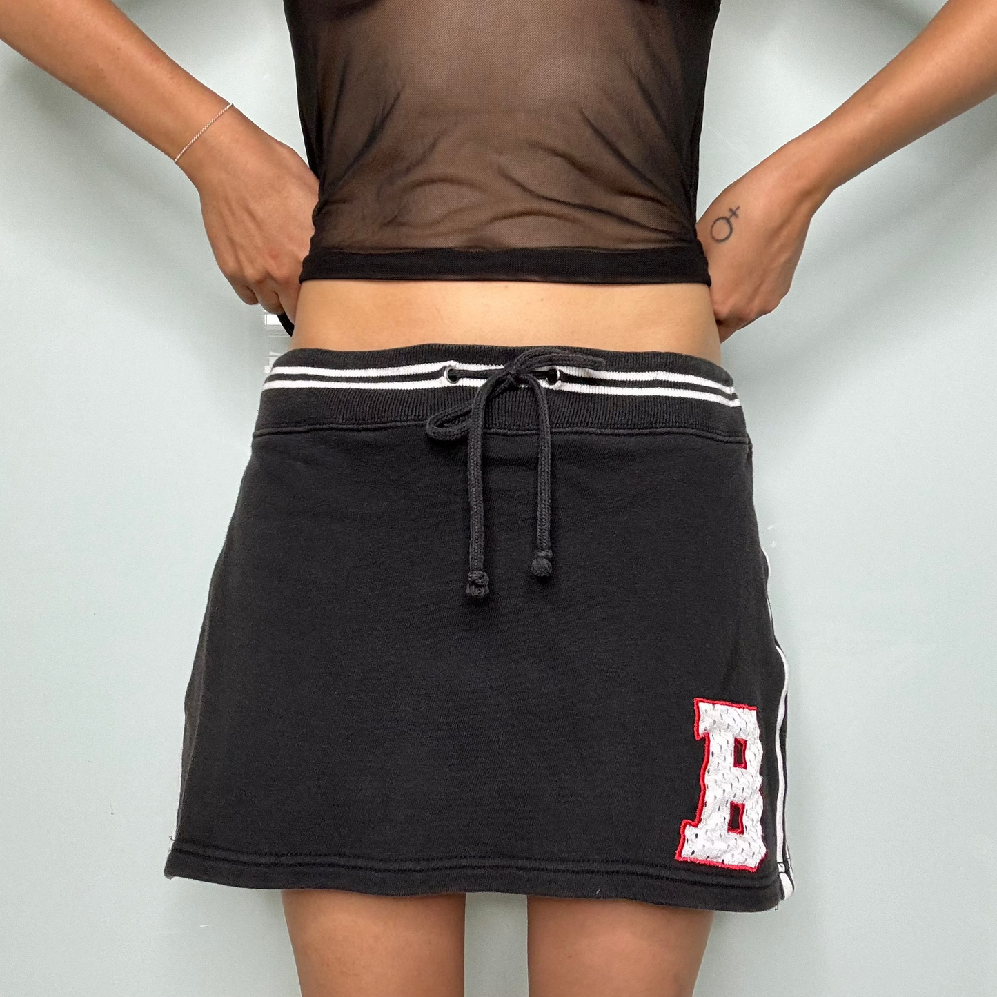 90s Varsity Mini Skirt