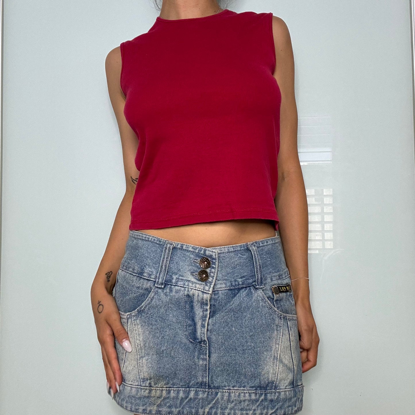 Basic Red Tank Top