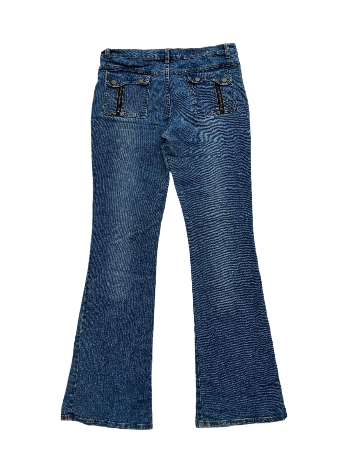 Y2K Zip Detail Jeans