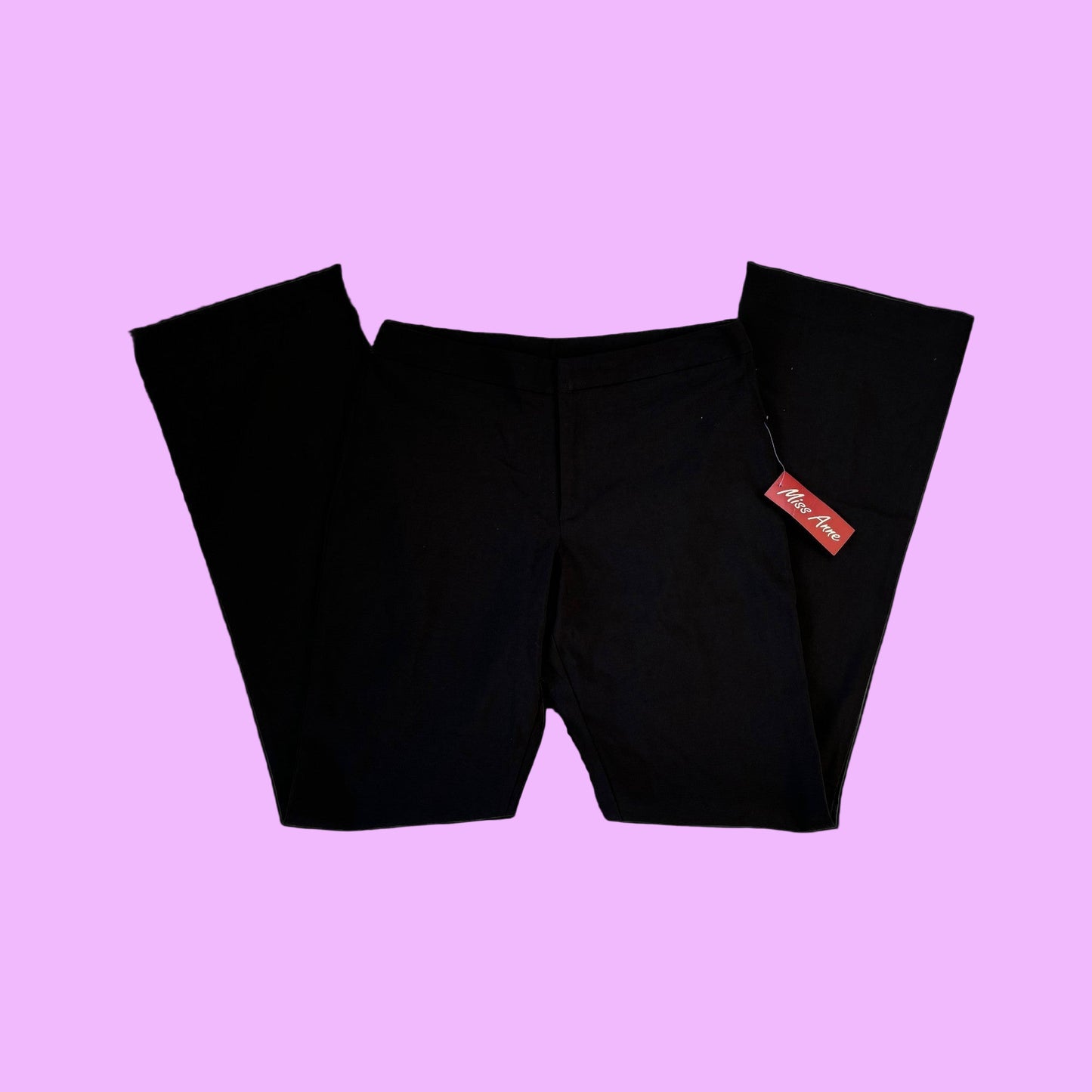 Black Bootcut Trousers