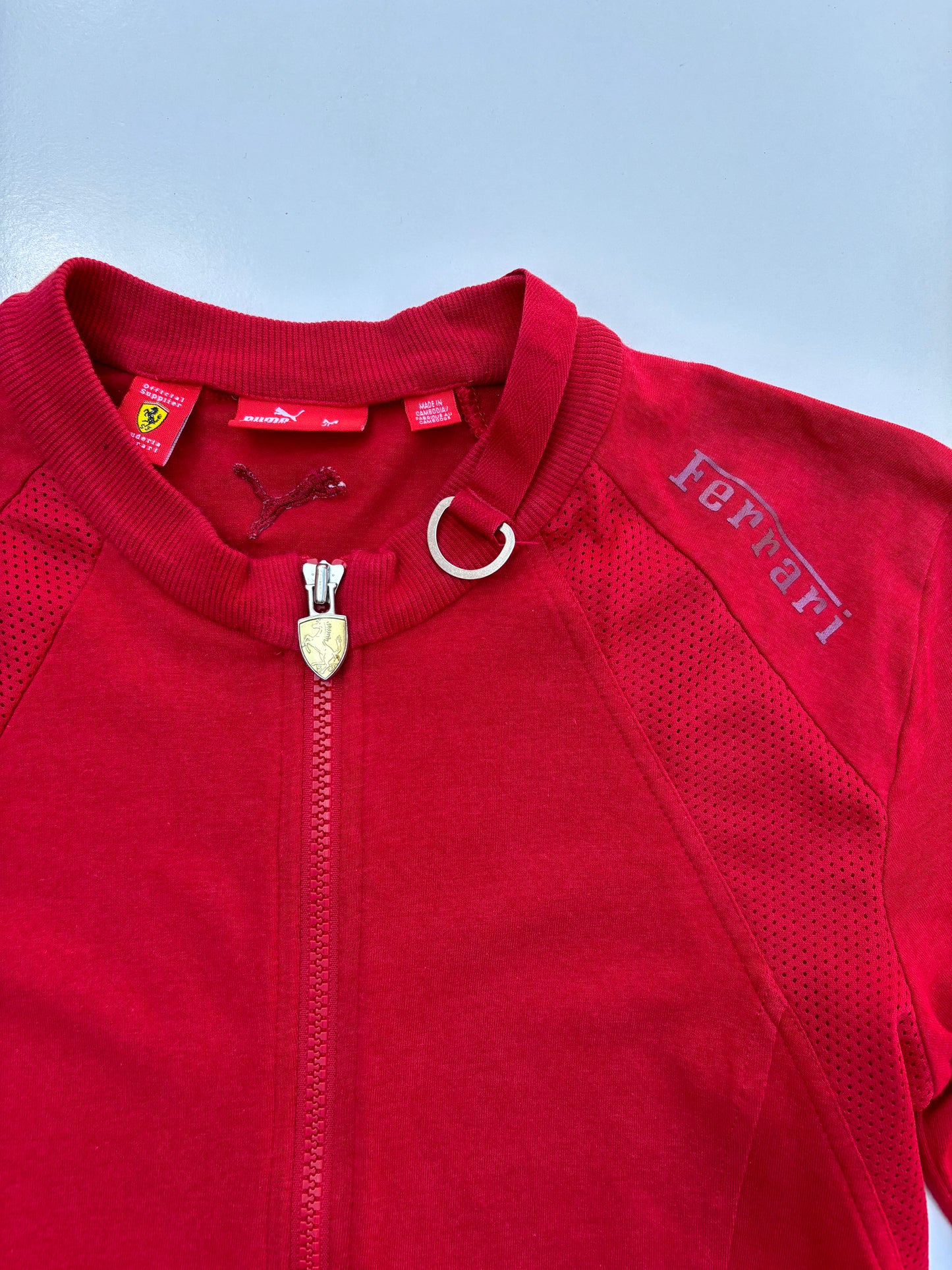 Red Ferrari Puma Zip Up