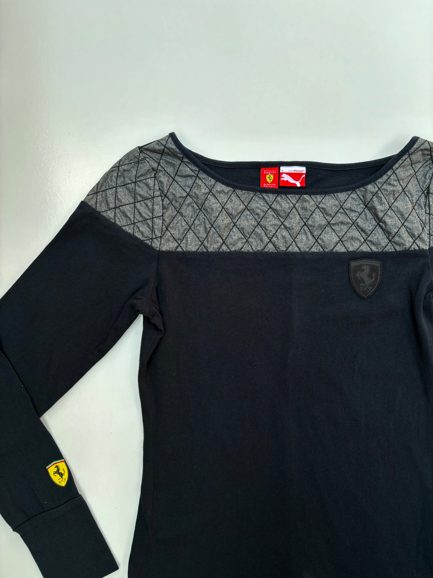 Ferrari Diamond Long Sleeve Top