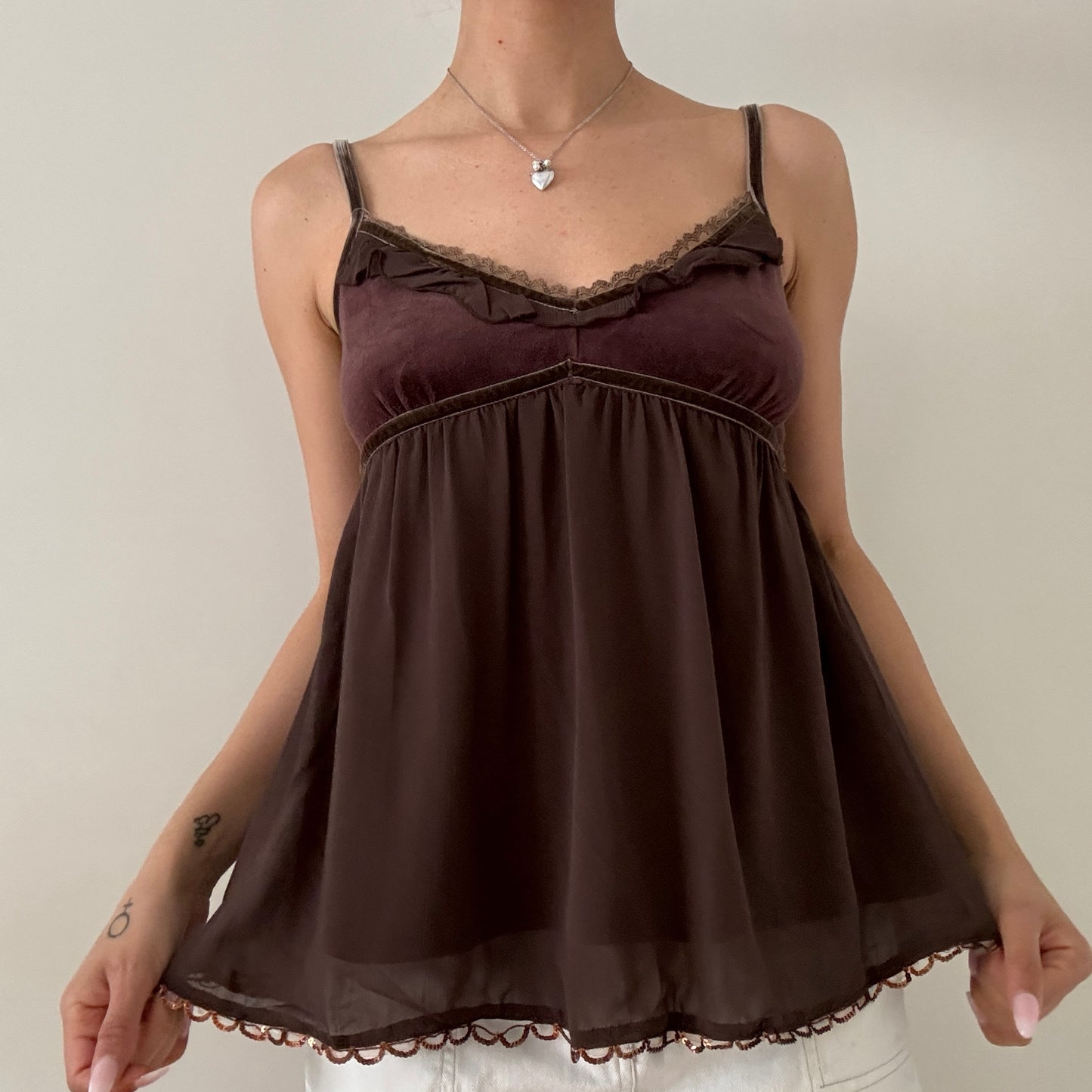 Chocolate Velvet Cami