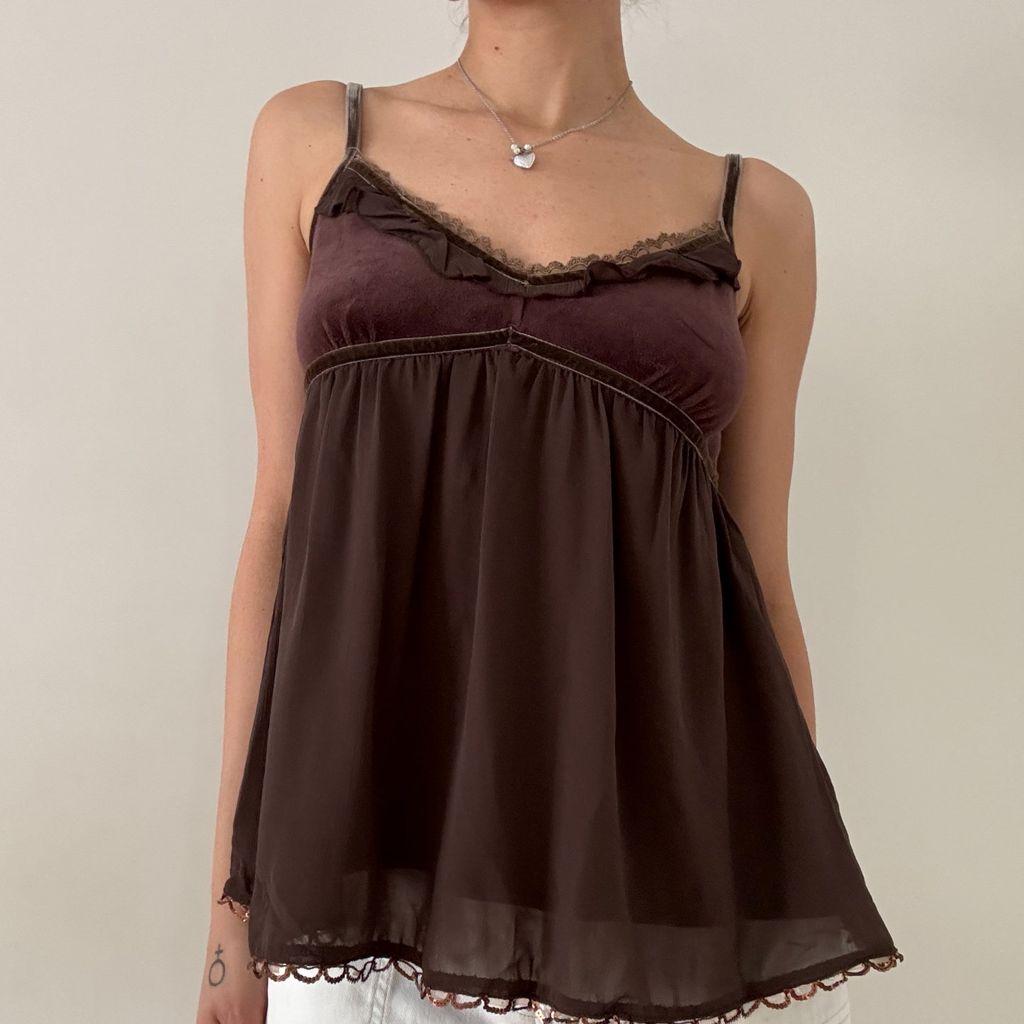 Chocolate Velvet Cami