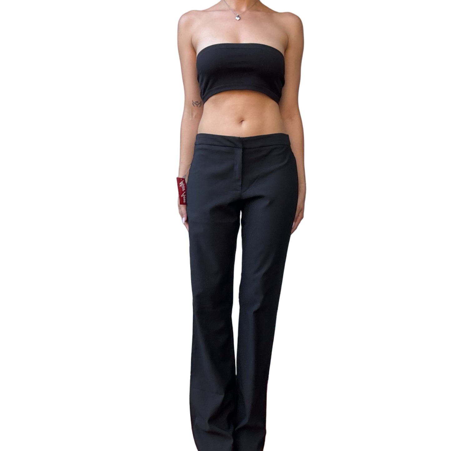 Black Bootcut Trousers