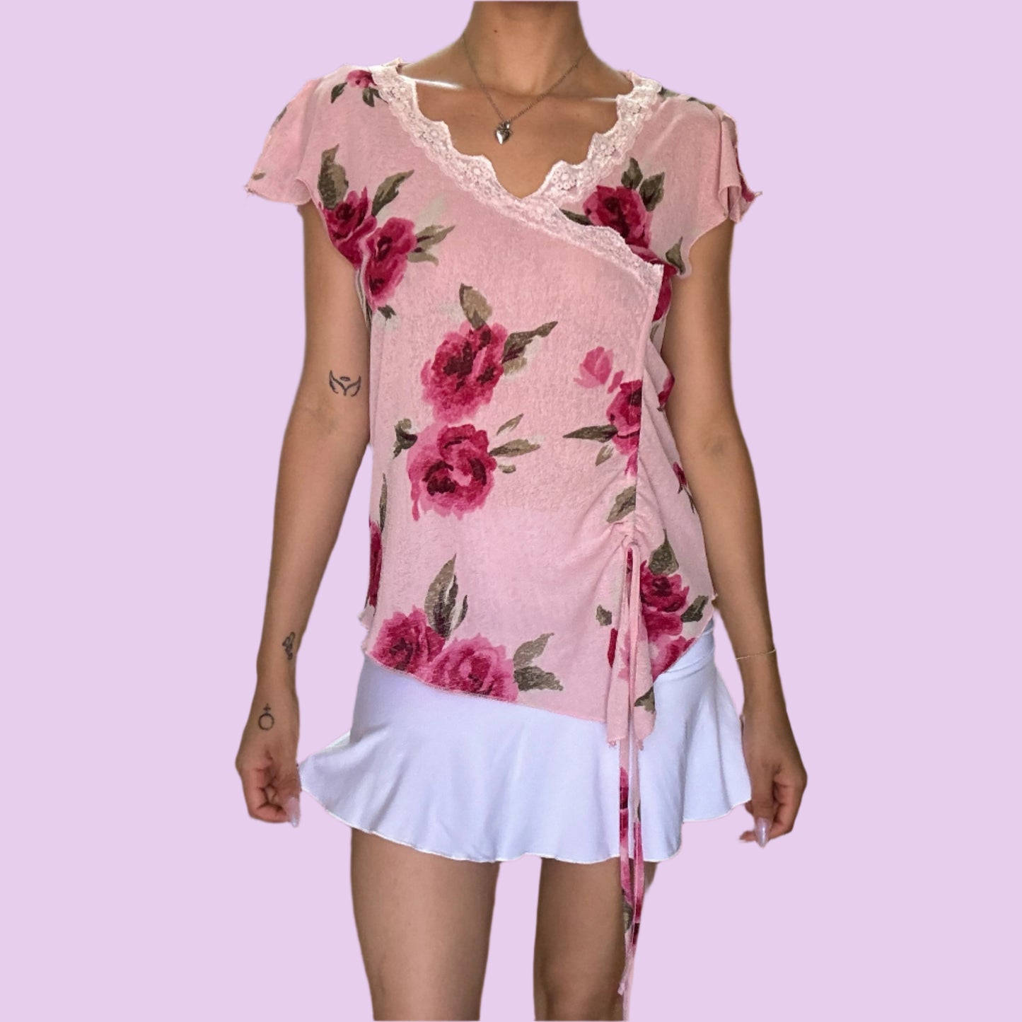 Romantic Floral Lace Top