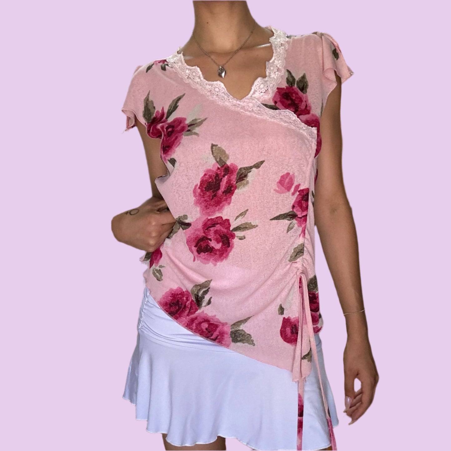 Romantic Floral Lace Top