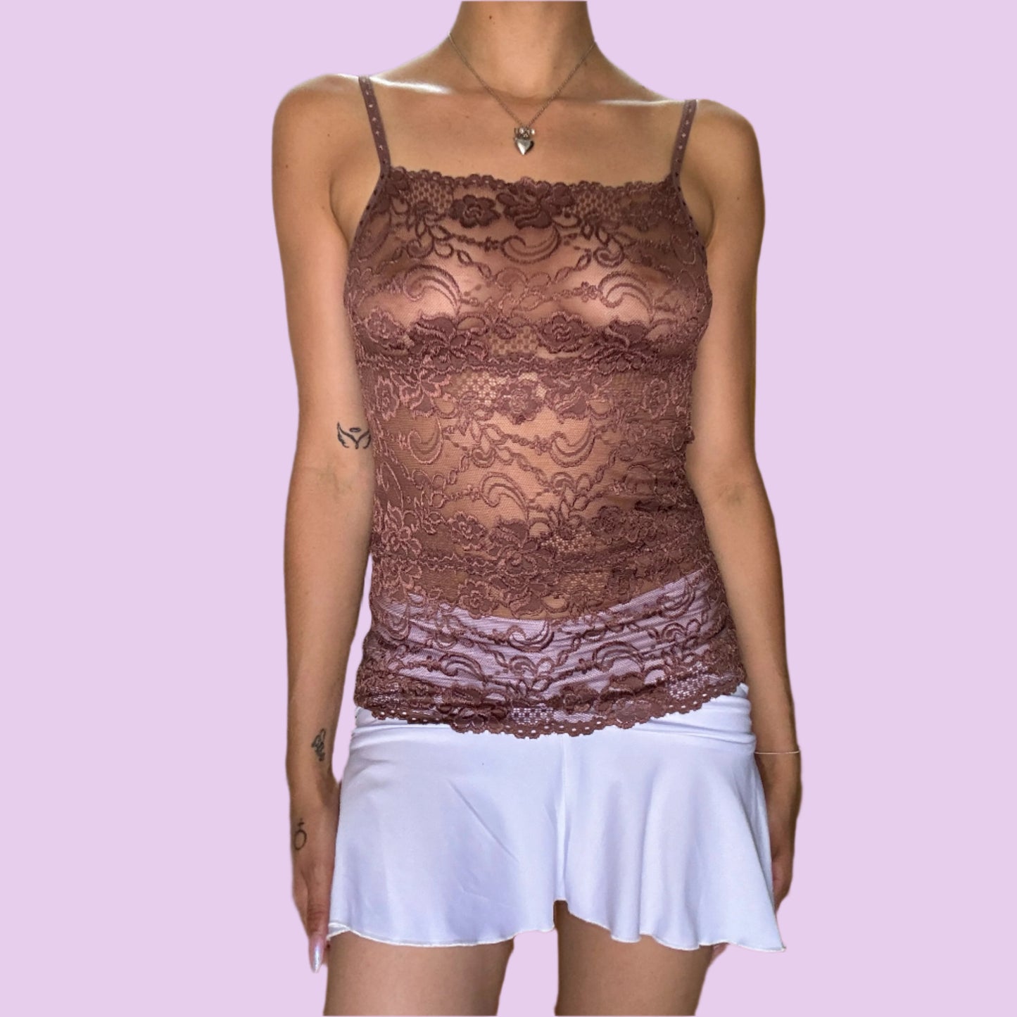Chocolate Lace Camisole
