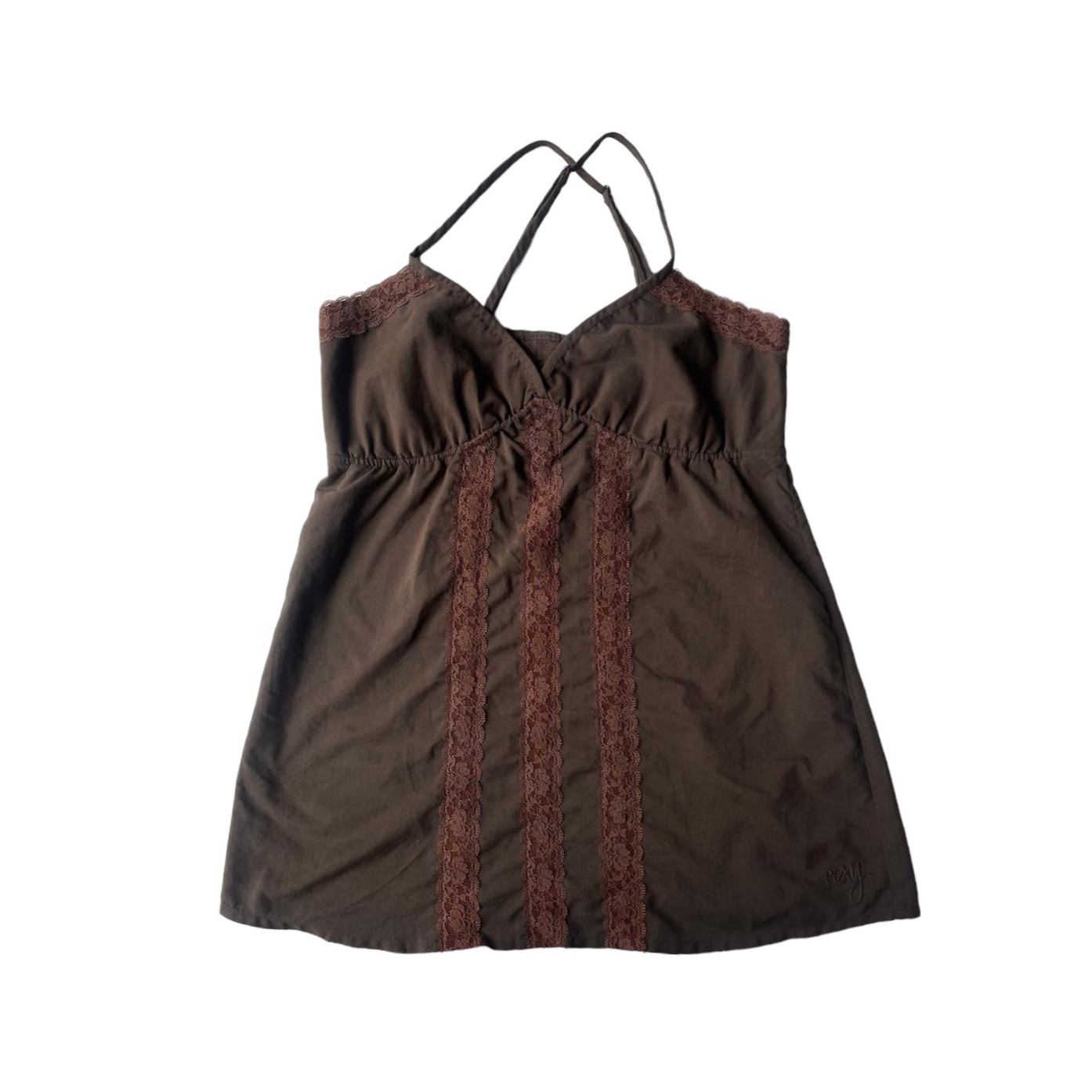 Roxy Lace Trim Top