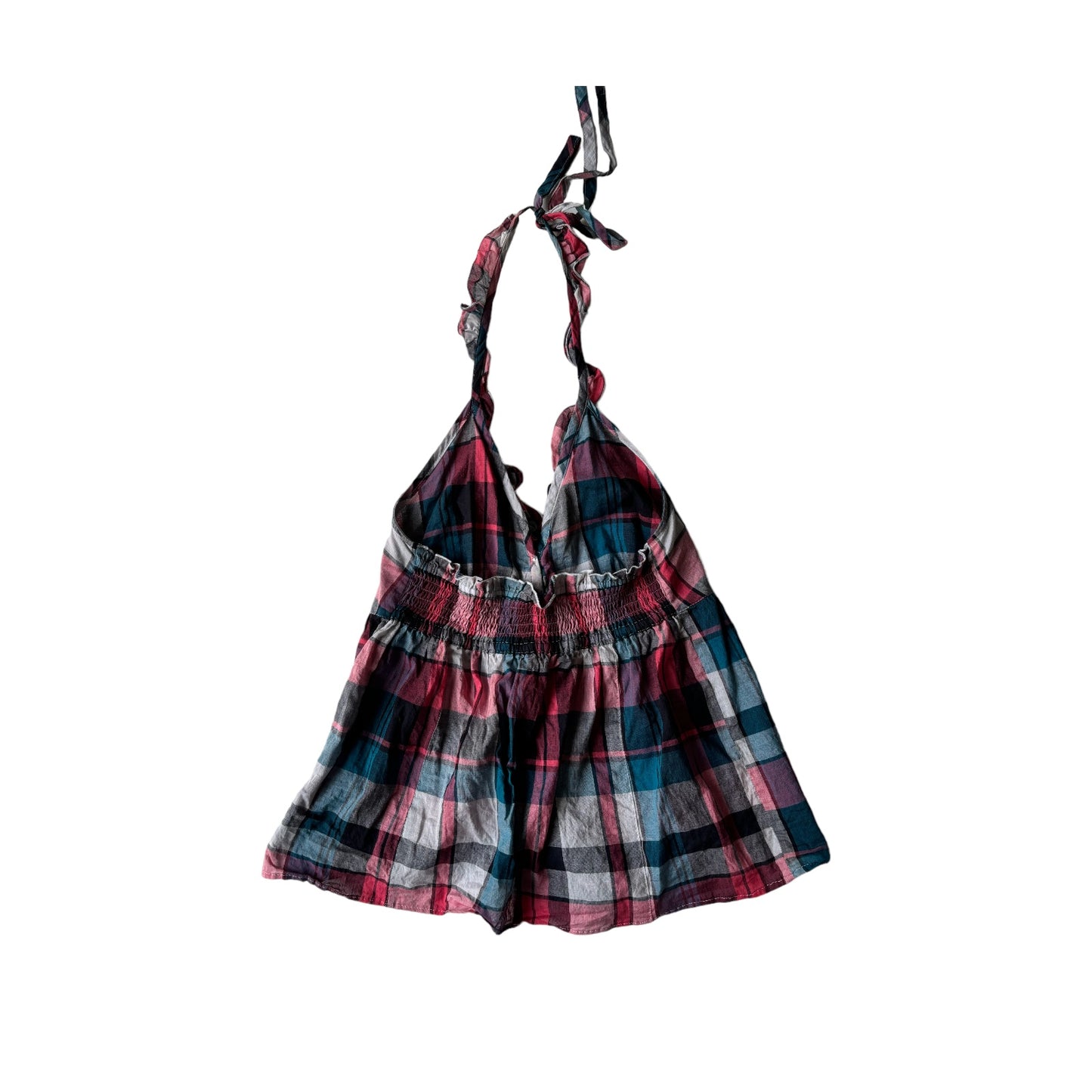 Tommy Girl Plaid Halter Top