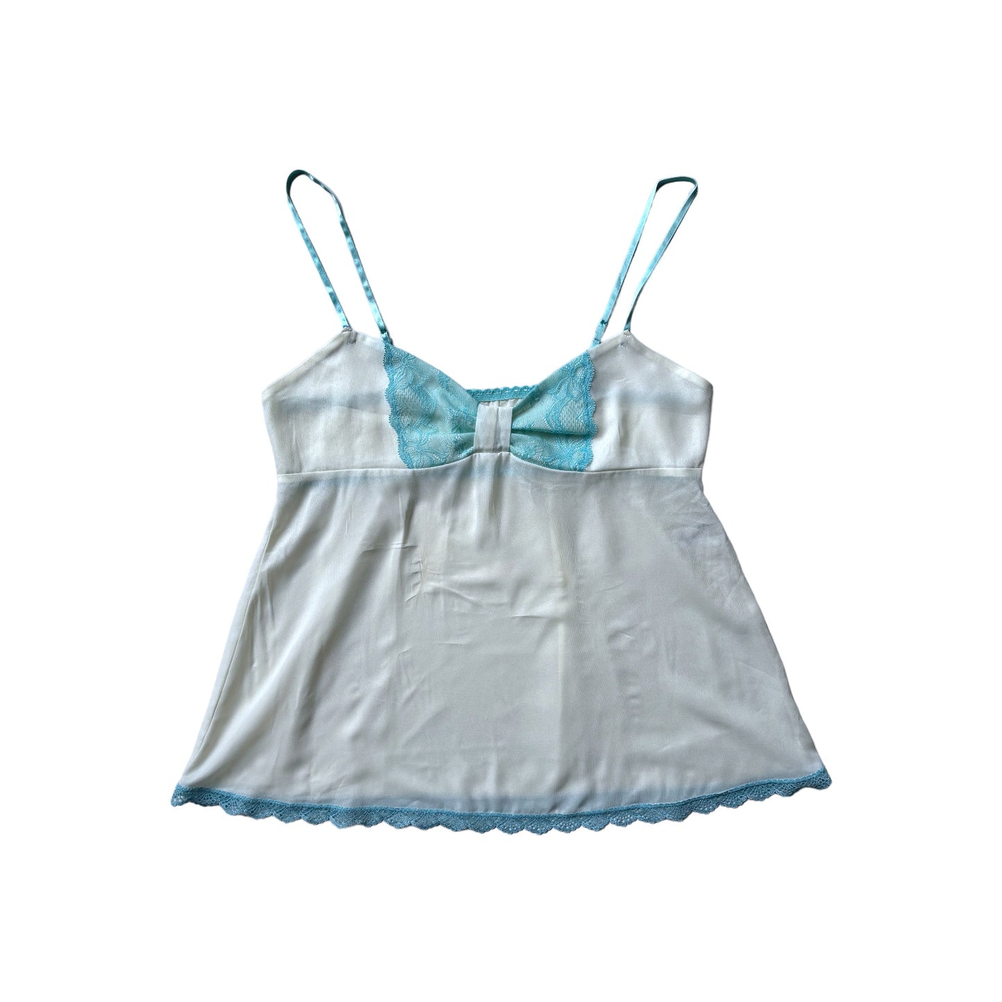 Snow Blue Lace Cami
