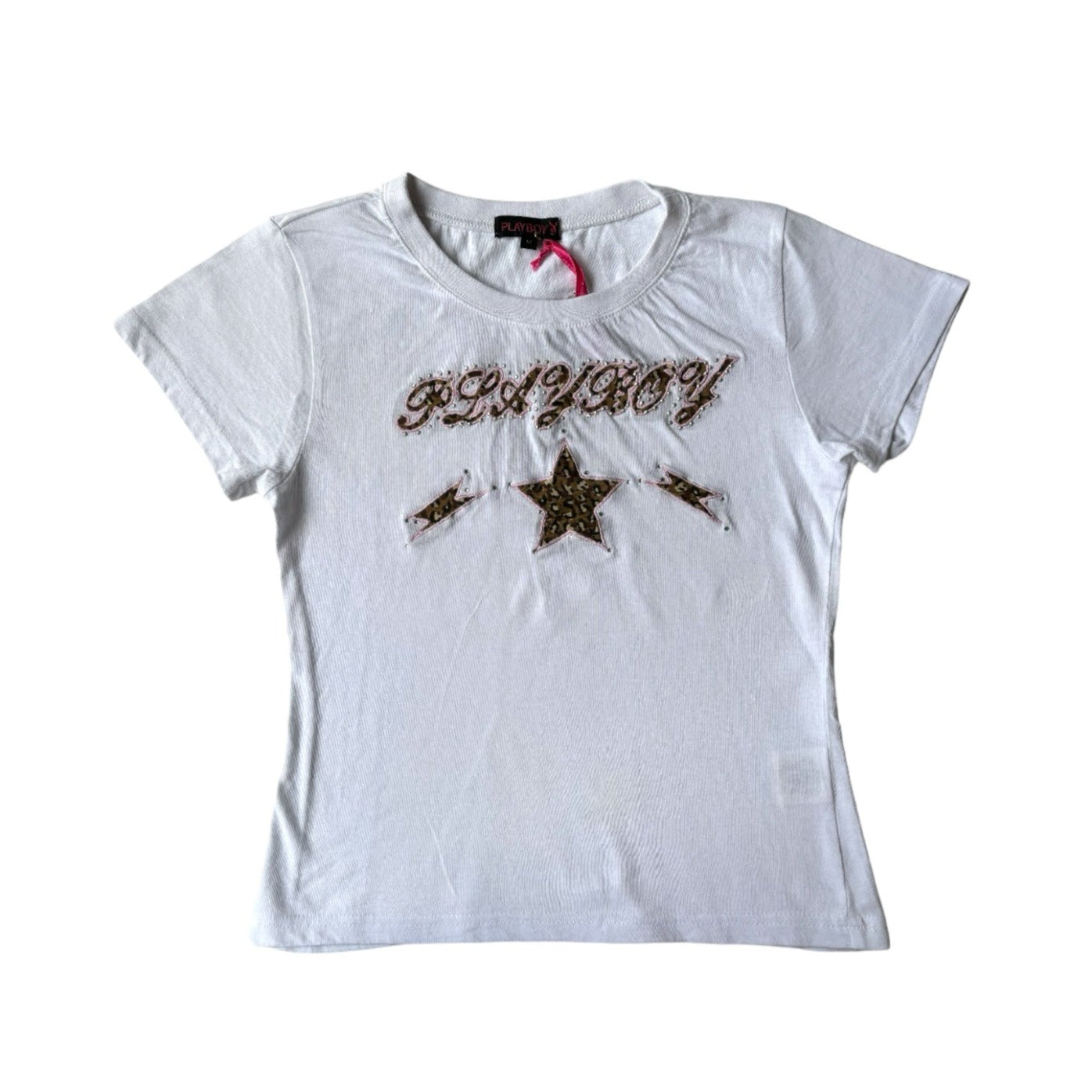 Playboy Leopard Star Top