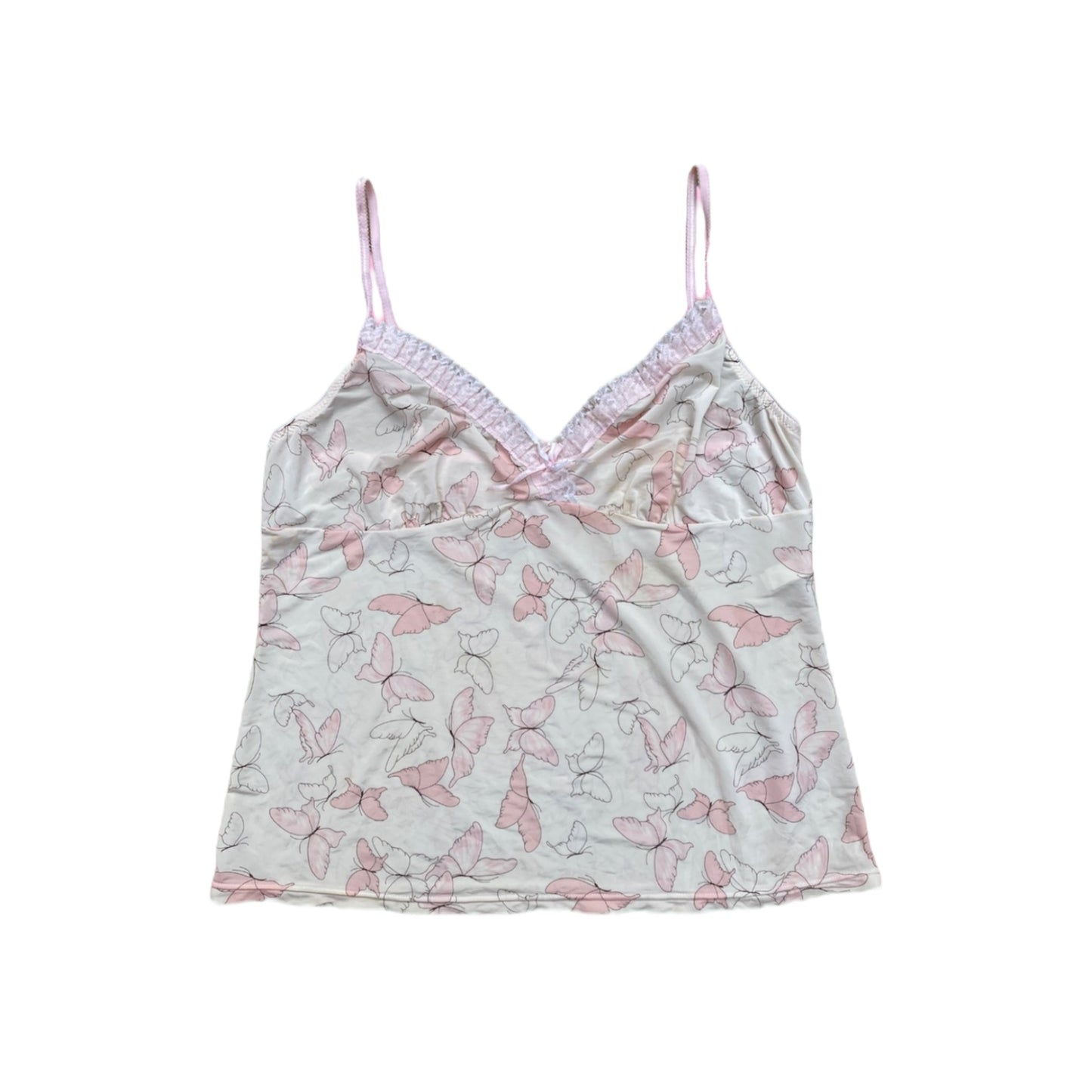 Pink Butterfly Cami
