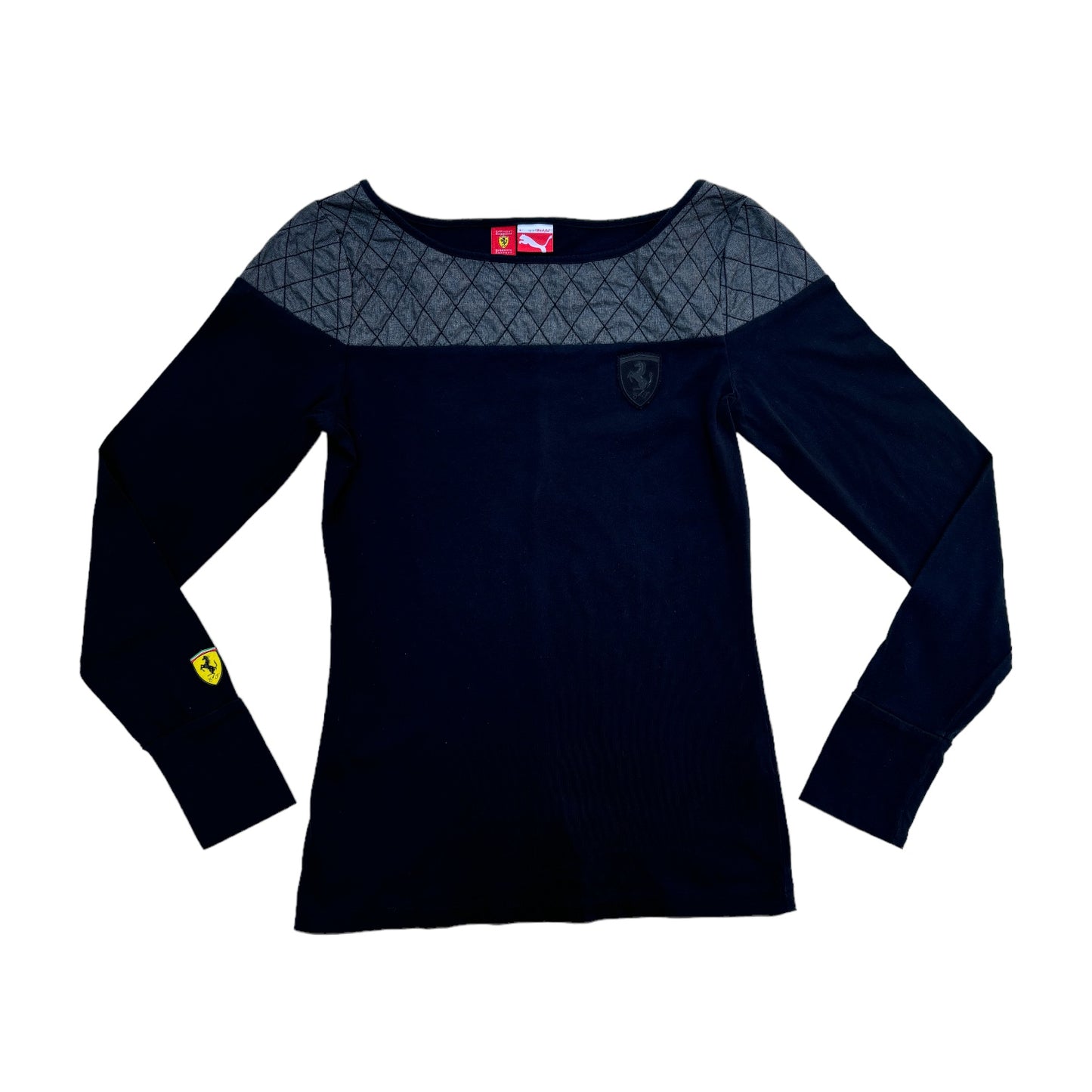 Ferrari Diamond Long Sleeve Top
