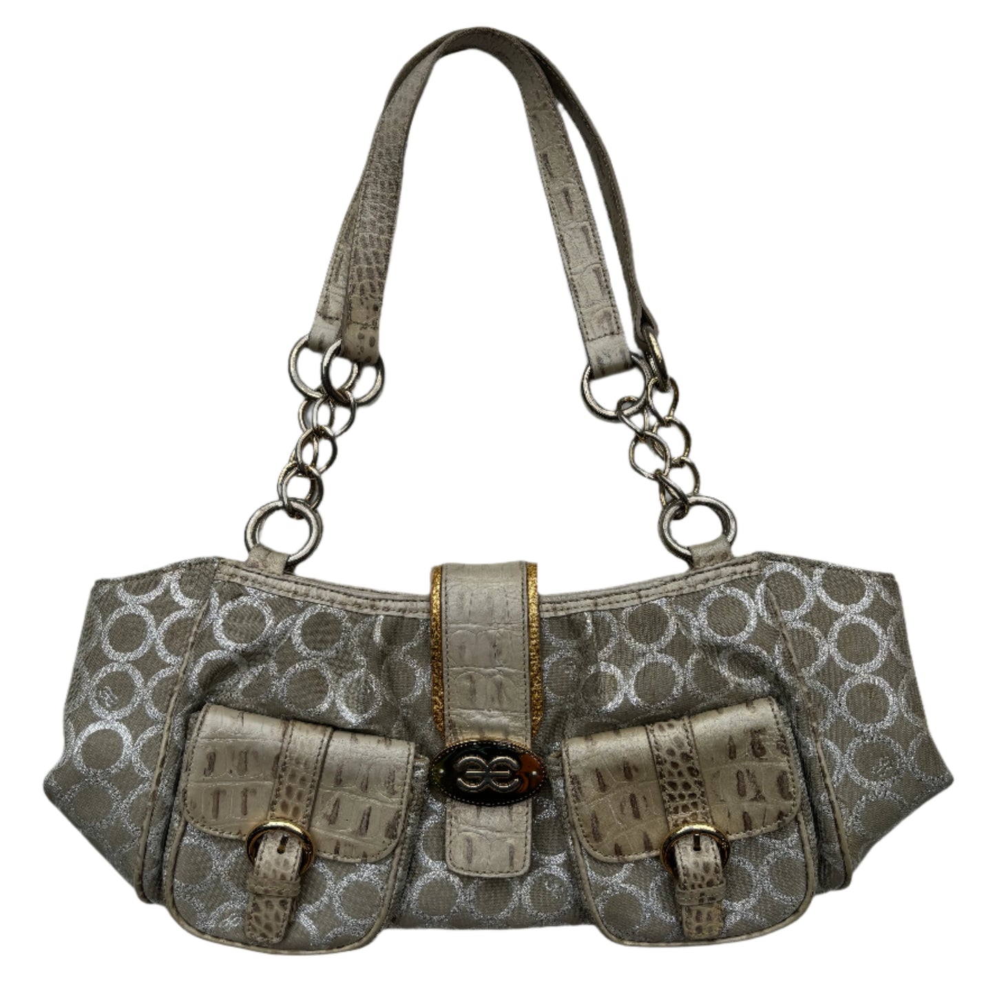 2000s Metallic Chain Bag