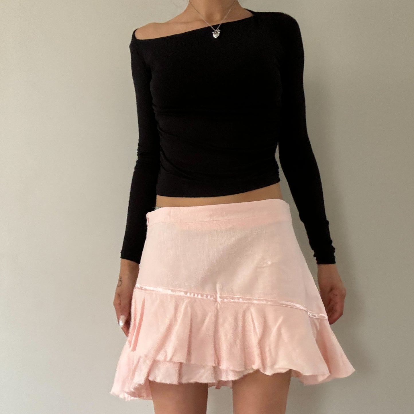 Pink Ruffle Skirt