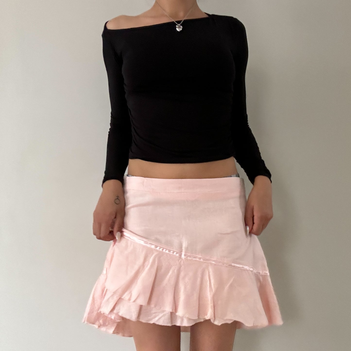 Pink Ruffle Skirt