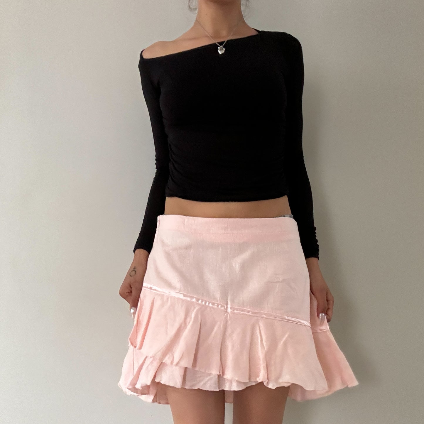 Pink Ruffle Skirt