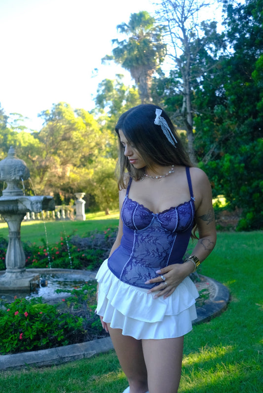 Purple Lace Corset