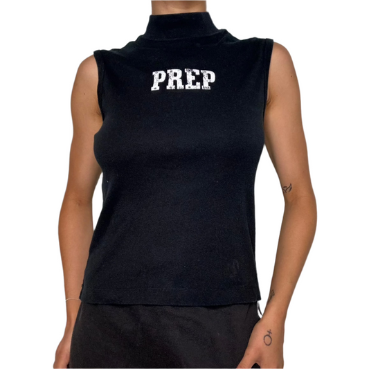 Preppy High Neck Top