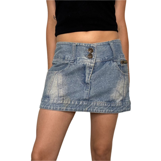 Y2K Denim Mini Skirt