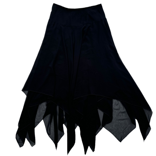 Black Asymmetrical Fairy Skirt
