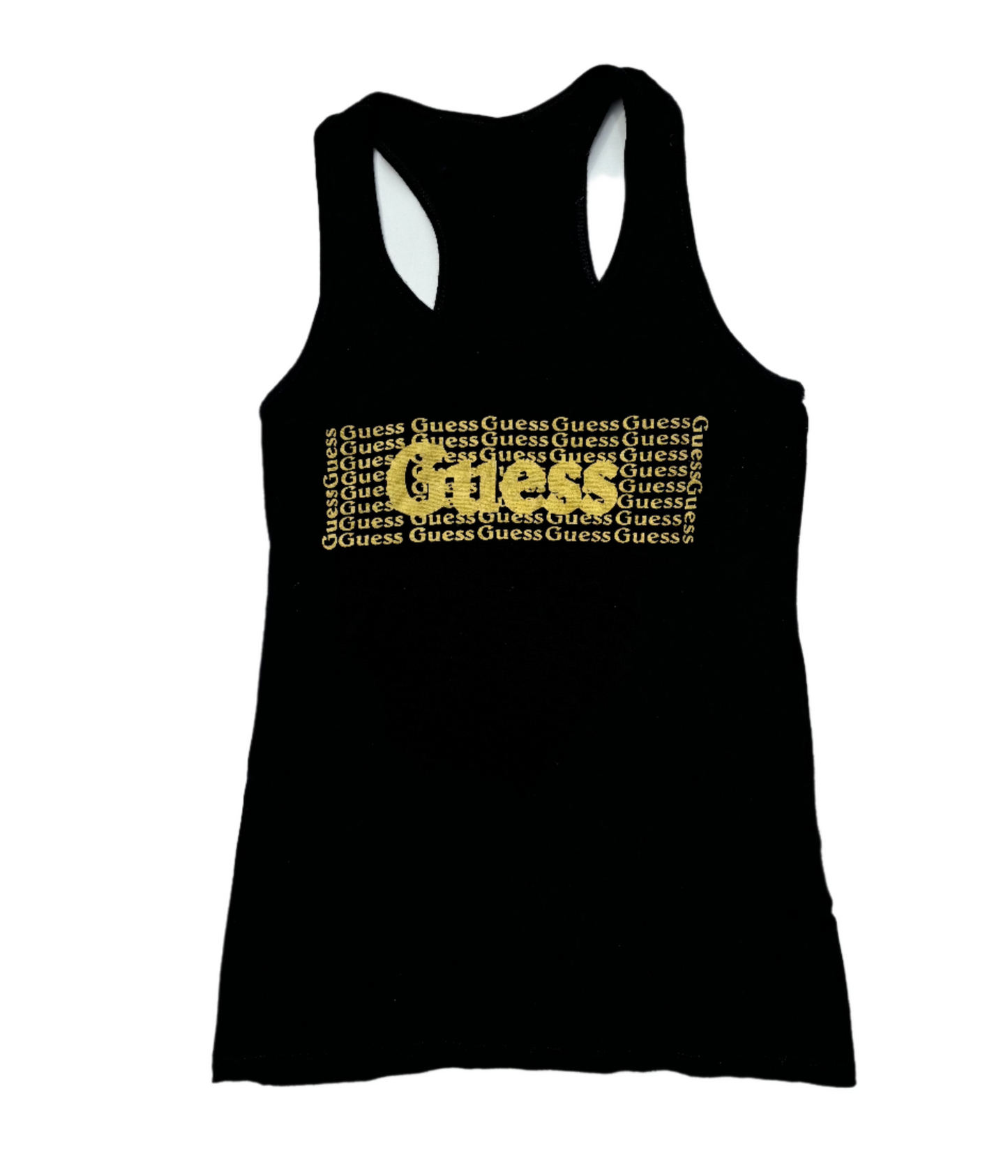 Y2K Guess Text Tank