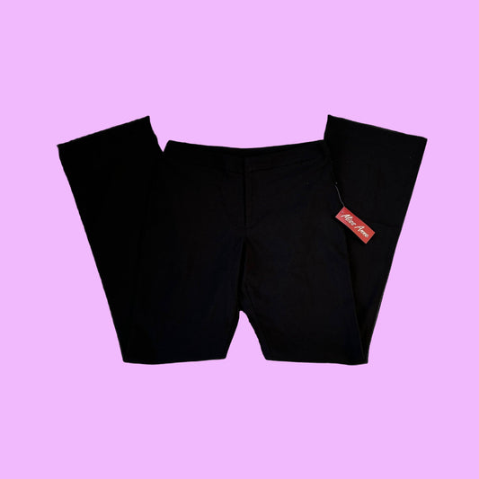 Black Bootcut Trousers