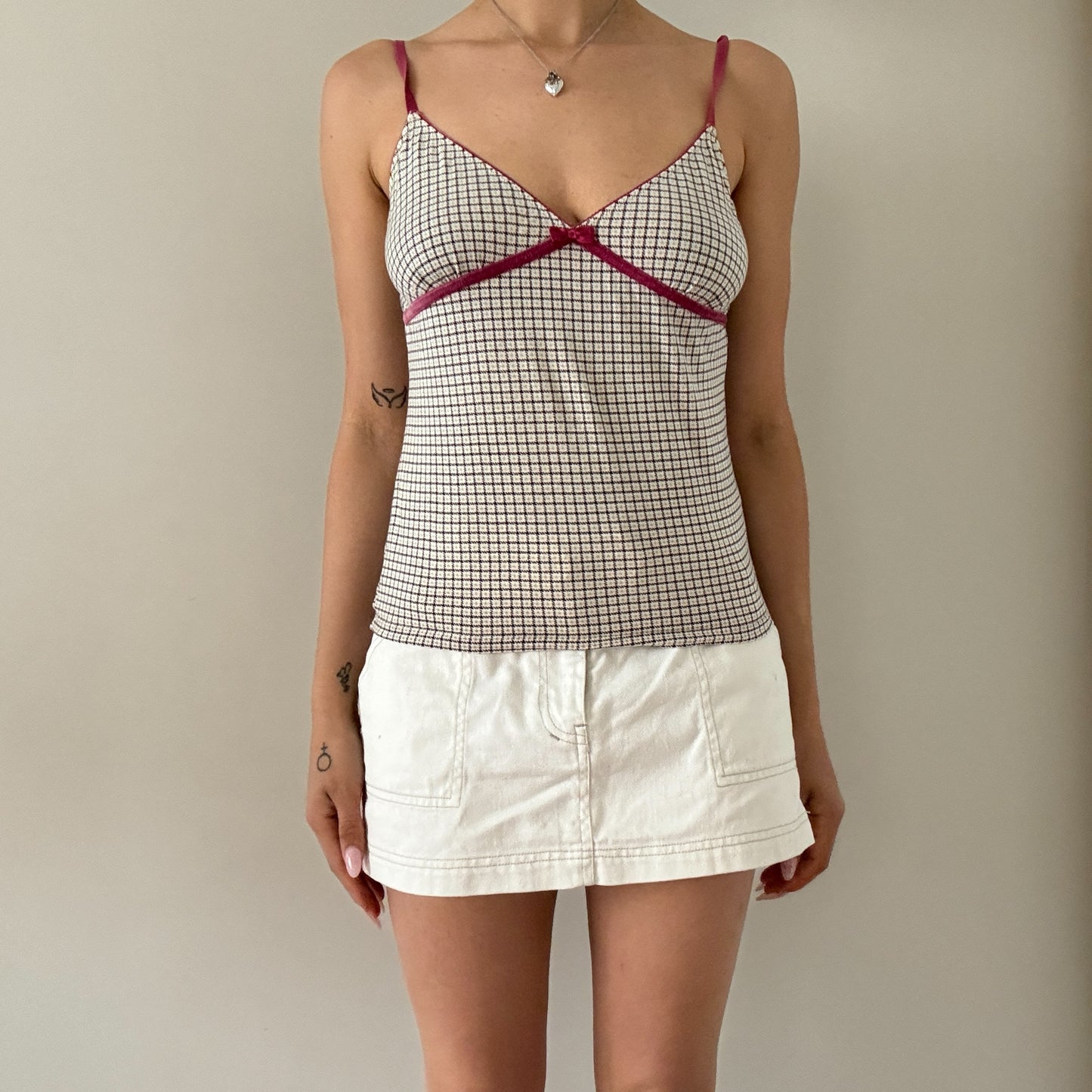 90s Check Girl Cami