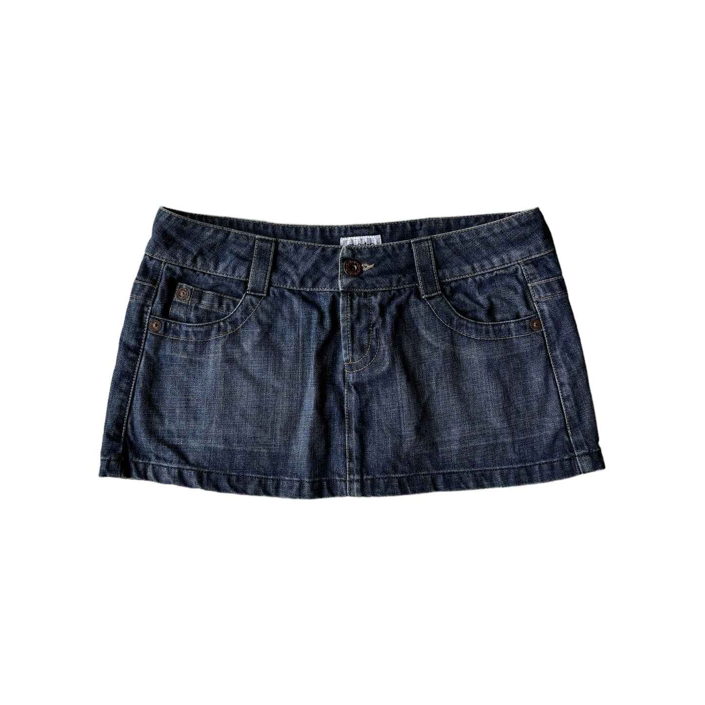 Denim Micro Mini Skirt