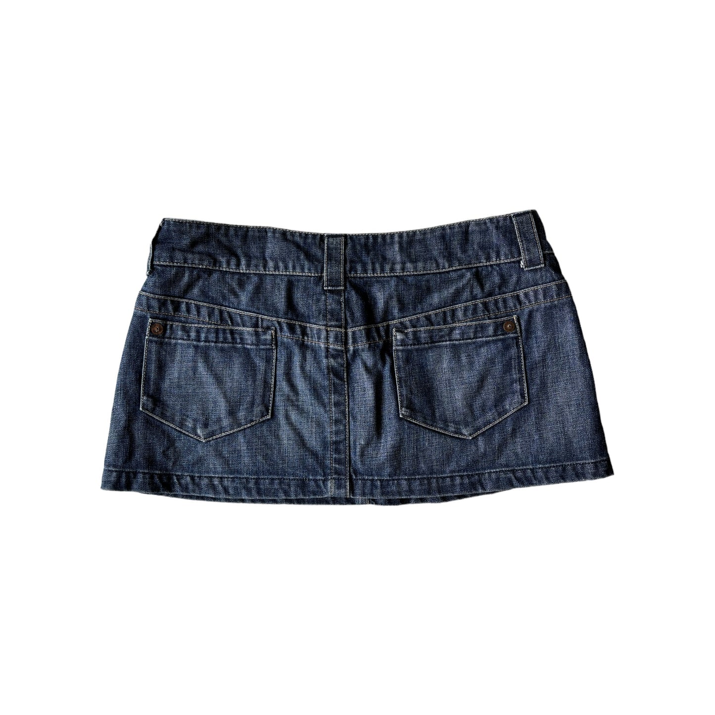 Denim Micro Mini Skirt