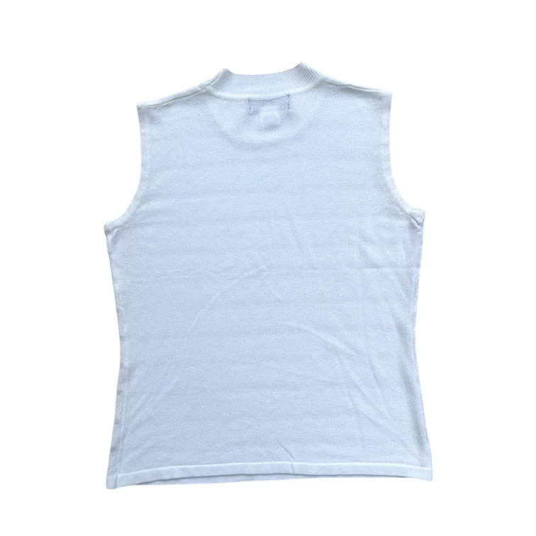 White Mesh Panel Tank